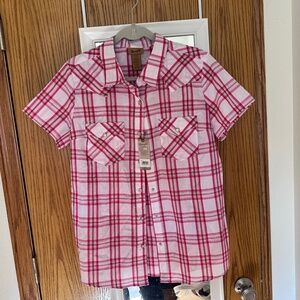 Wrangler Snap Front Short Sleeve top